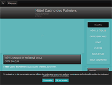 Tablet Screenshot of hotel-casino-hyeres.com